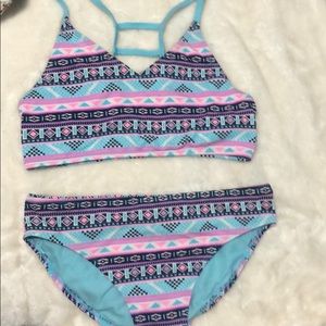 Pattern kid’s swimsuit